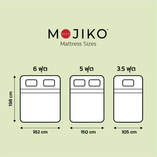 MOJIKO ผ้าปู ที่นอนกันน้ำ กันเปื้อน รุ่น ผ้า2ชั้น!