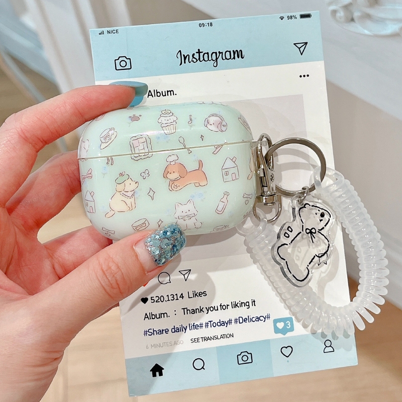 เคส ใช้สำหรับ Airpods 4 3 Soft Case for Airpods pro 2 ลูกสุนัข imd เคส ใช้สำหรับ แอร์พอร์ต gen2 2024