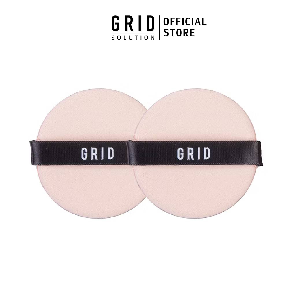 GRID Solution Puff  กริด พัฟ คุชชั่น 2 ชิ้น