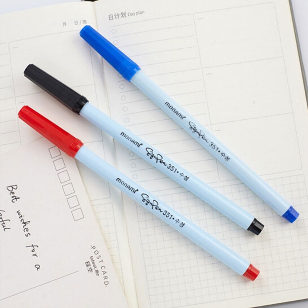 Monami Sign Pen 351 I ปากกาสีน้ำ ราคา ถูกที่สุด ดีลบีเคเค แกลเลอรีภาพที่ 3