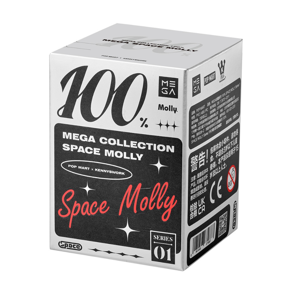 แท้จาก shop ใช้โค้ดลดเพิ่ม กล่องจุ่ม MEGA SPACE MOLLY 100% หายาก BLIND BOX SERIES v1 มอลลี่ อวกาศ