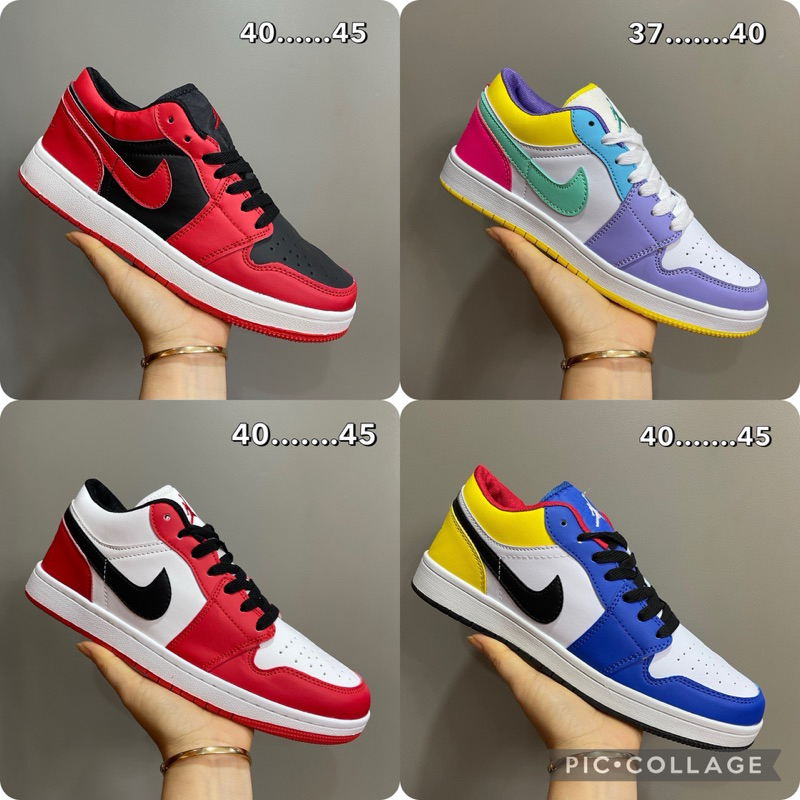 รองเท้า ผ้าใบ ผู้หญิงและผู้ชาย size 37-45 รองเท้าผ้าใบก็อปเกรด งานดี(สินค้าพร้อมกล่อง)