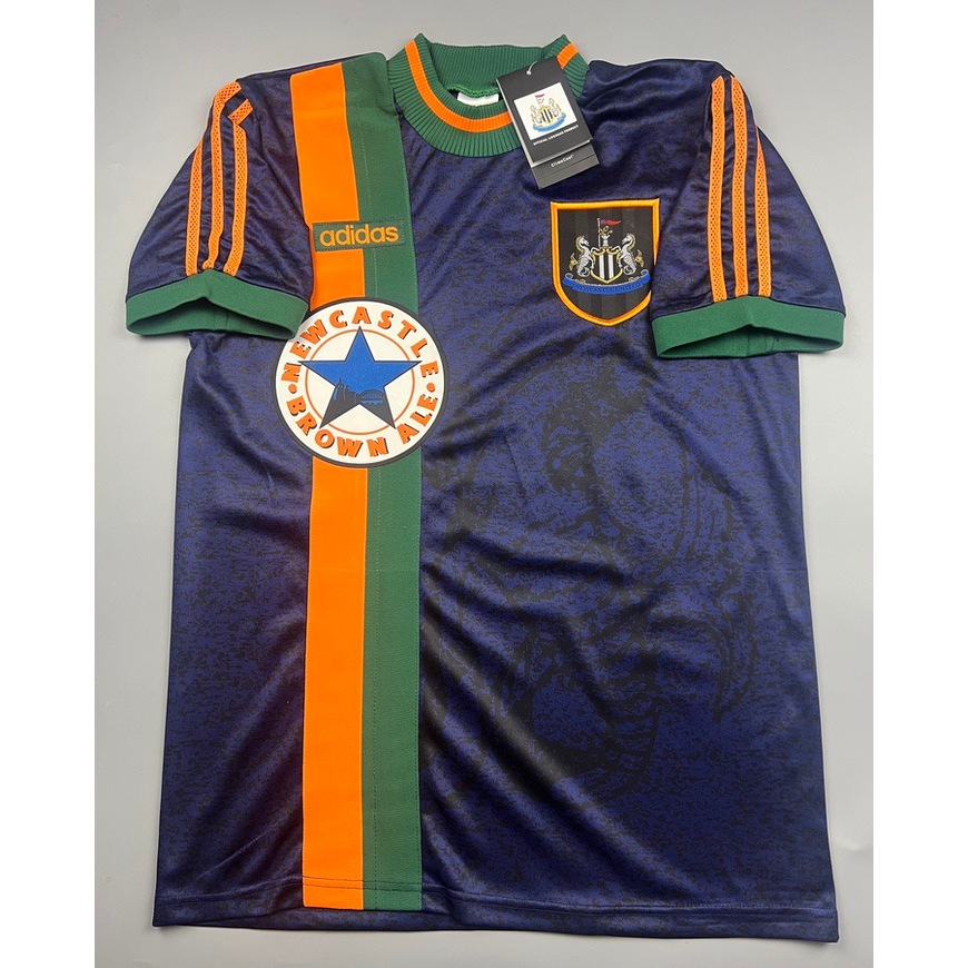 SALE !!! เสื้อบอล Retro 1997 นิวคาสเซิล เยือน สีกรม ย้อนยุค Cecat