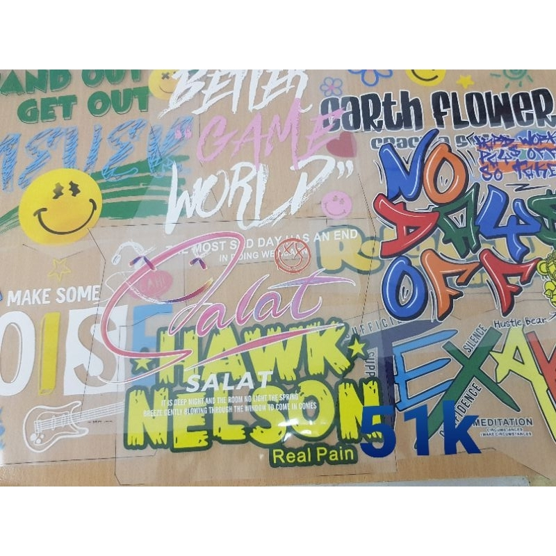 51*สติกเกอร์การ์ตูน ตัวใหญ่ โลโก้รีดติดเสื้อ ตัวรีดติดเสื้อ สติกเกอร์ติดเสื้อ ติดกระเป๋า ติดผ้าได้หลายชนิด