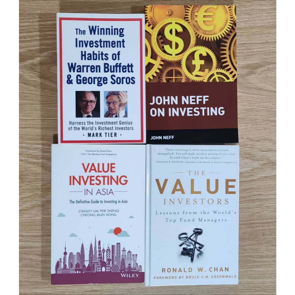 รวมหนังสือ John Neff On Investing , Value Investors , Value Investing In Asia , Warren Buffett & Geo