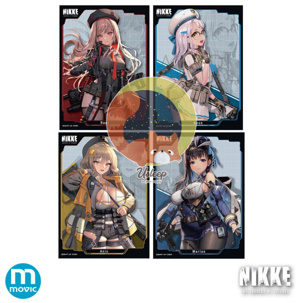 Chara Sleeve Collection Matte Series Goddess of Victory:NIKKE : Rapi, Neon, Anis, Marian