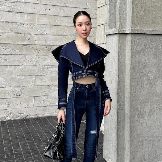 MOTTOM - AUDREY Cropped Jacket