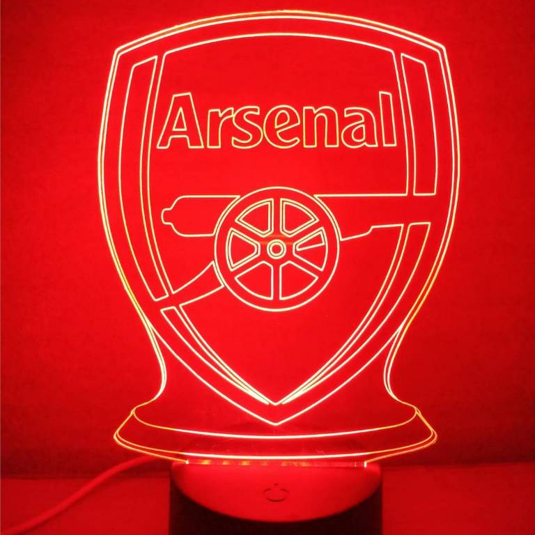 โคมไฟ อาร์เซนอล Arsenal +นาฬิกาโคมไฟแบบตั้งโต๊ะ [ของขวัญปีใหม่]