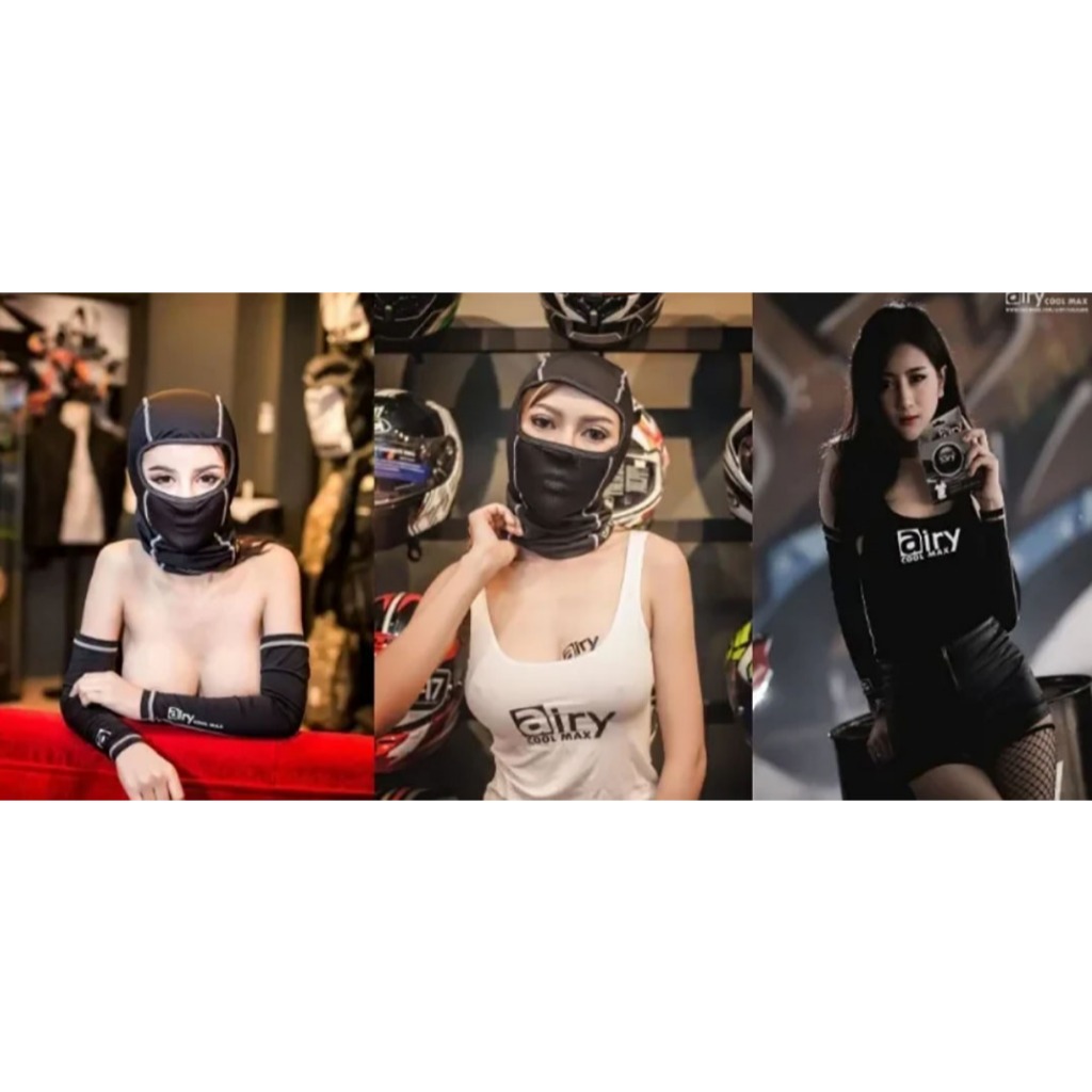 โม่งคุมหัว Airy Cool Max โม่งปิดหน้า ฟรีไซต์ใส่กระชับ