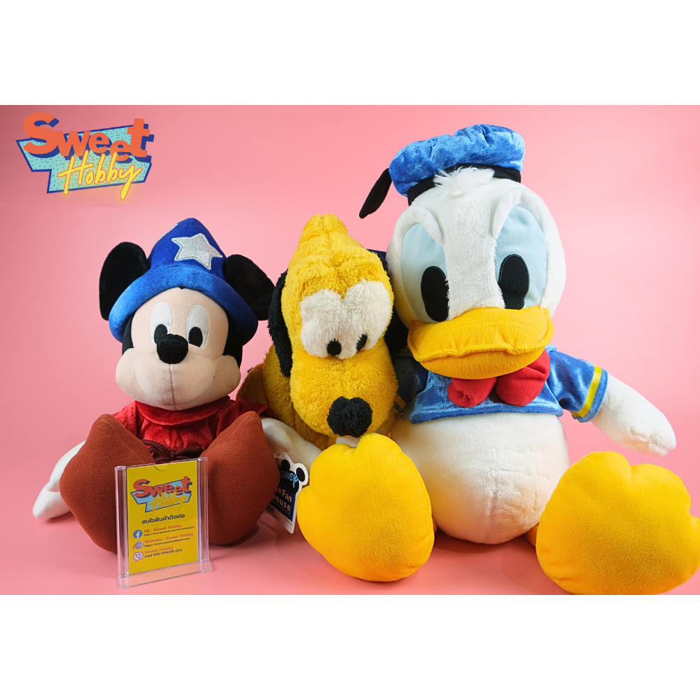 (ของแท้ พร้อมส่ง) Mickey Mouse และผองเพื่อน ผลิตโดย SEGA ขนาด 30-50 cm