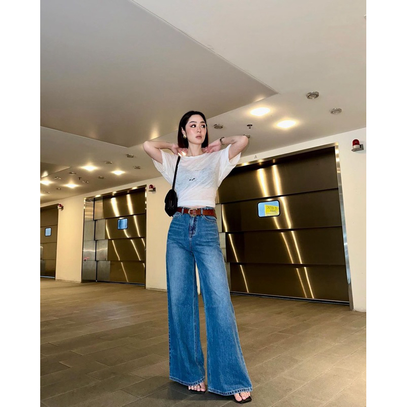 HUNG JEANS รุ่น Amber Jeans (HJ57 สีอ่อน)