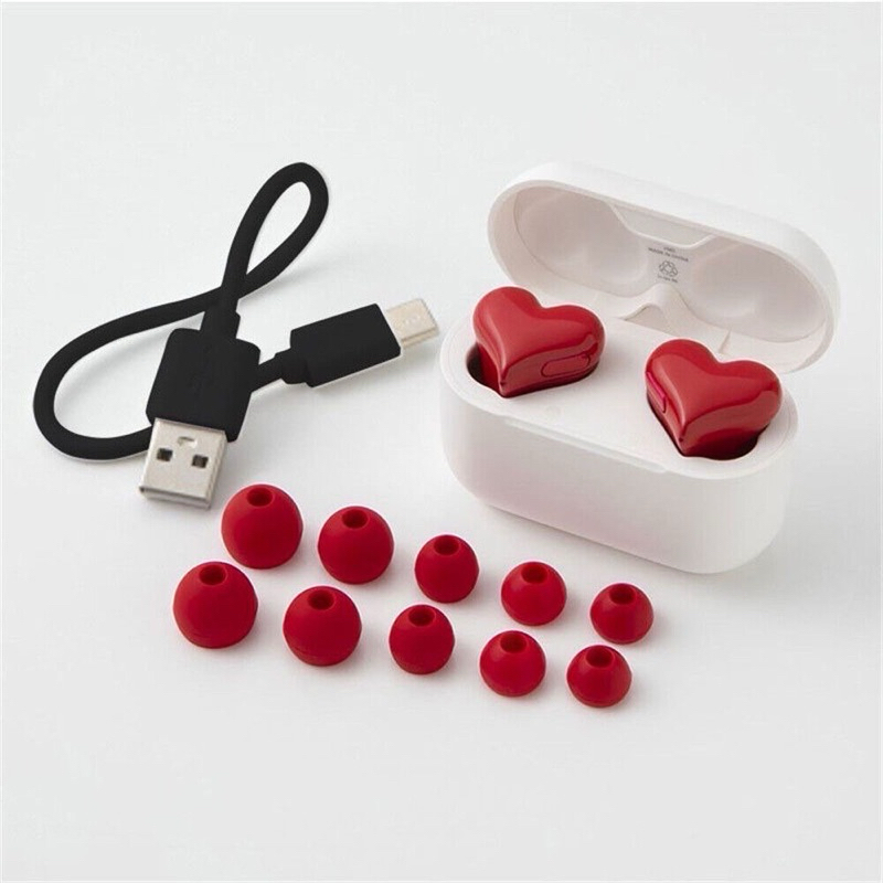 พร้อมส่งที่ไทย : Heart buds หูฟัง Bluetooth น้อง Heart(Heart)(♡)