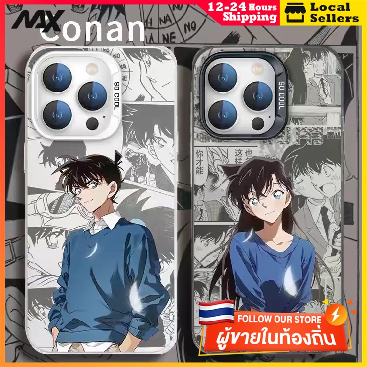 ส่งจากไทย กรณีโทรศัพท์อ่อน for iPhone 11 7 8 PLUS XS 7 XR 13 12 14 16 16 PROMAX กันกระแทก โคนัน