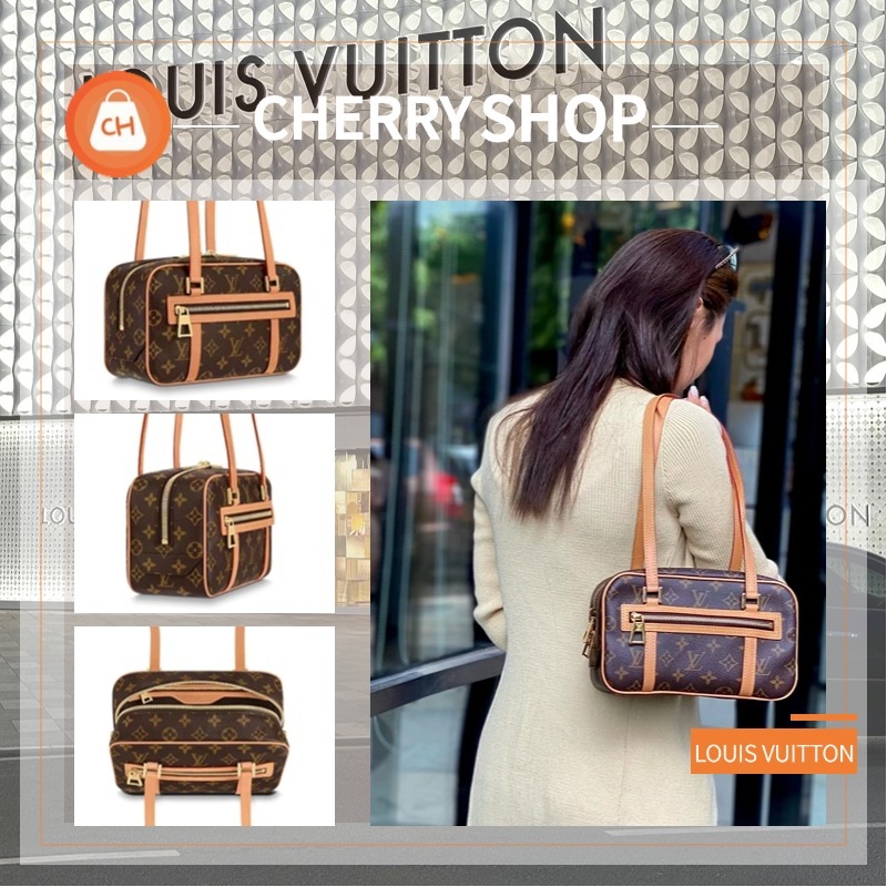 🍒หลุยส์วิตตอง💯LOUIS VUITTON CITE BAG กระเป๋าถือ/สะพายสุภาพสตรี กระเป๋าใต้วงแขน LV BAG M46321