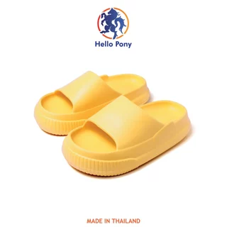 Hello Pony รองเท้าแตะแบบสวม น้ำหนักเบา ใส่สบาย EVA พื้นหนา แบบนิ่ม เหมาะกับเดินชายหาด รุ่น MHM4005