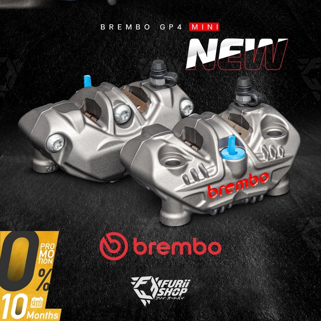 [ ผ่อนชำระบัตรเครดิต/Spaylater ] ปั้มเบรกล่าง Brembo GP4-MINI ข้างซ้าย/ขวา