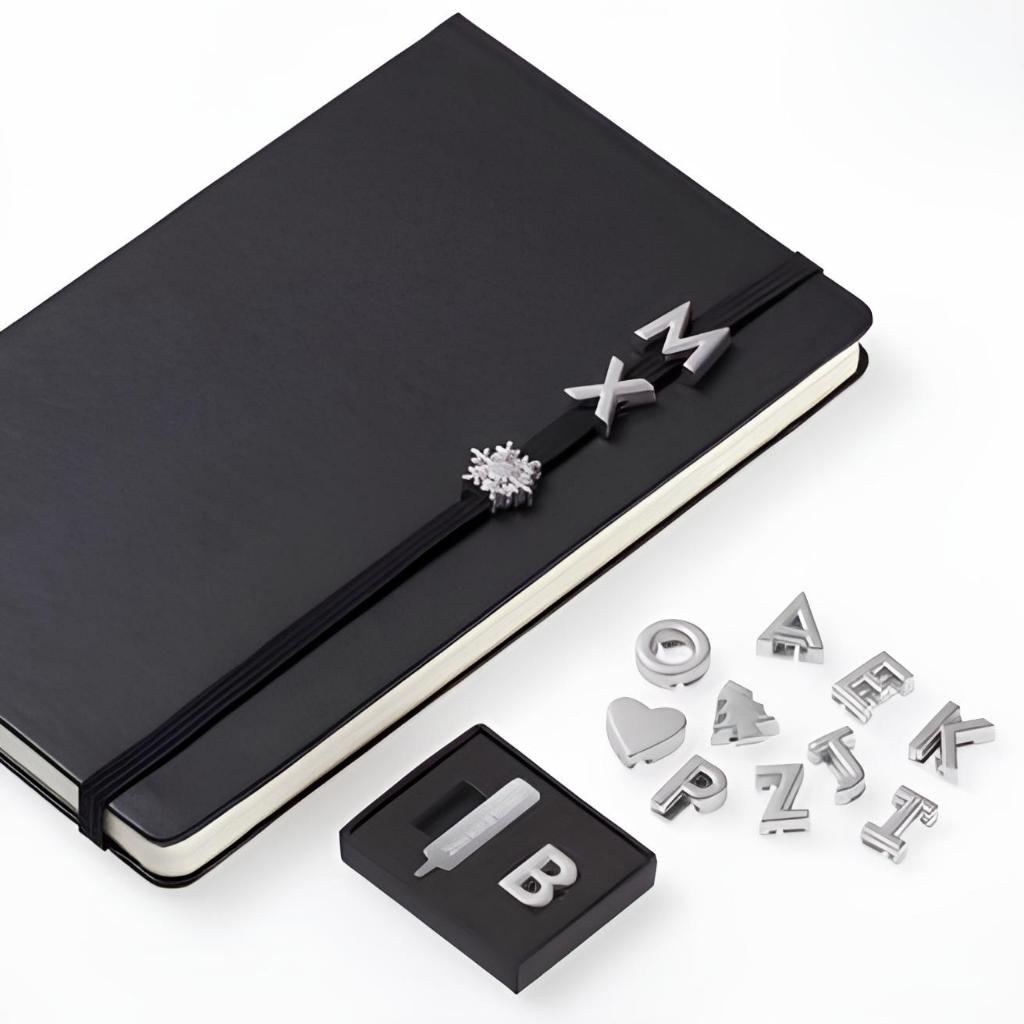 Moleskine Letters and Symbols (Silver) | A - Z | ตัวอักษรและสัญลักษณ์ สำหรับตกแต่งสมุด