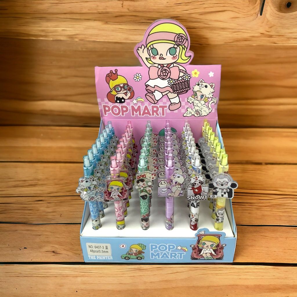 ปากกาเจลลายการ์ตูน หมึกน้ำเงิน ลายเยอะมากจ้า - รูปที่ 6