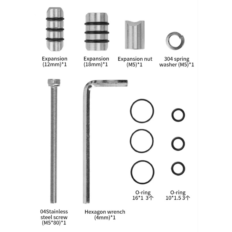 MOTOWOLF MDL 4803 Fork Stem Base Ball Mount ที่ยึดตำแหน่งรูกลางแผงคอโช้คหน้า สำหรับใช้เป็นฐานติดที่จับมือถือและกล้อง - รูปที่ 7