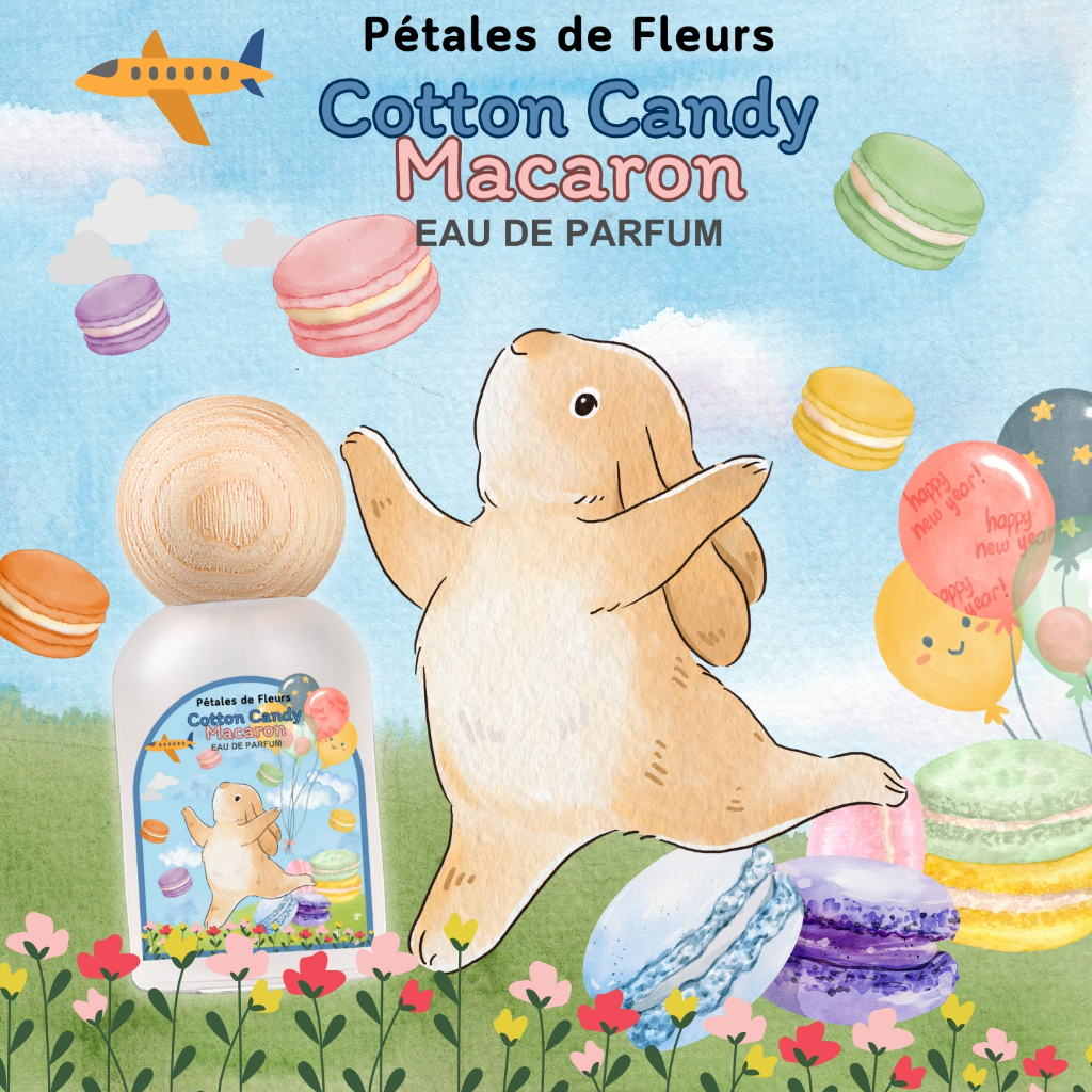 Pétales de Fleurs Cotton Candy Macaron EDP
