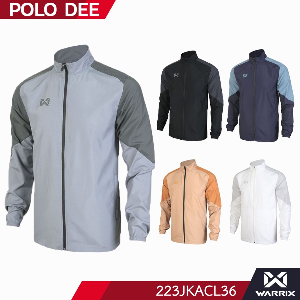 Warrix เสื้อแจ็คเก็ต Herit Woven Jacket แจ็คเก็ตกันลม 223JKACL36