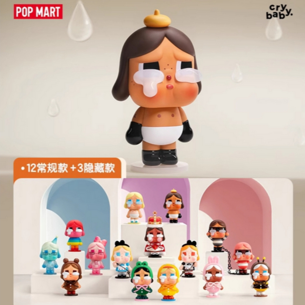 [พร้อมส่งในไทย] Pop mart แท้ Crybaby Crying Again ครายเบบี้