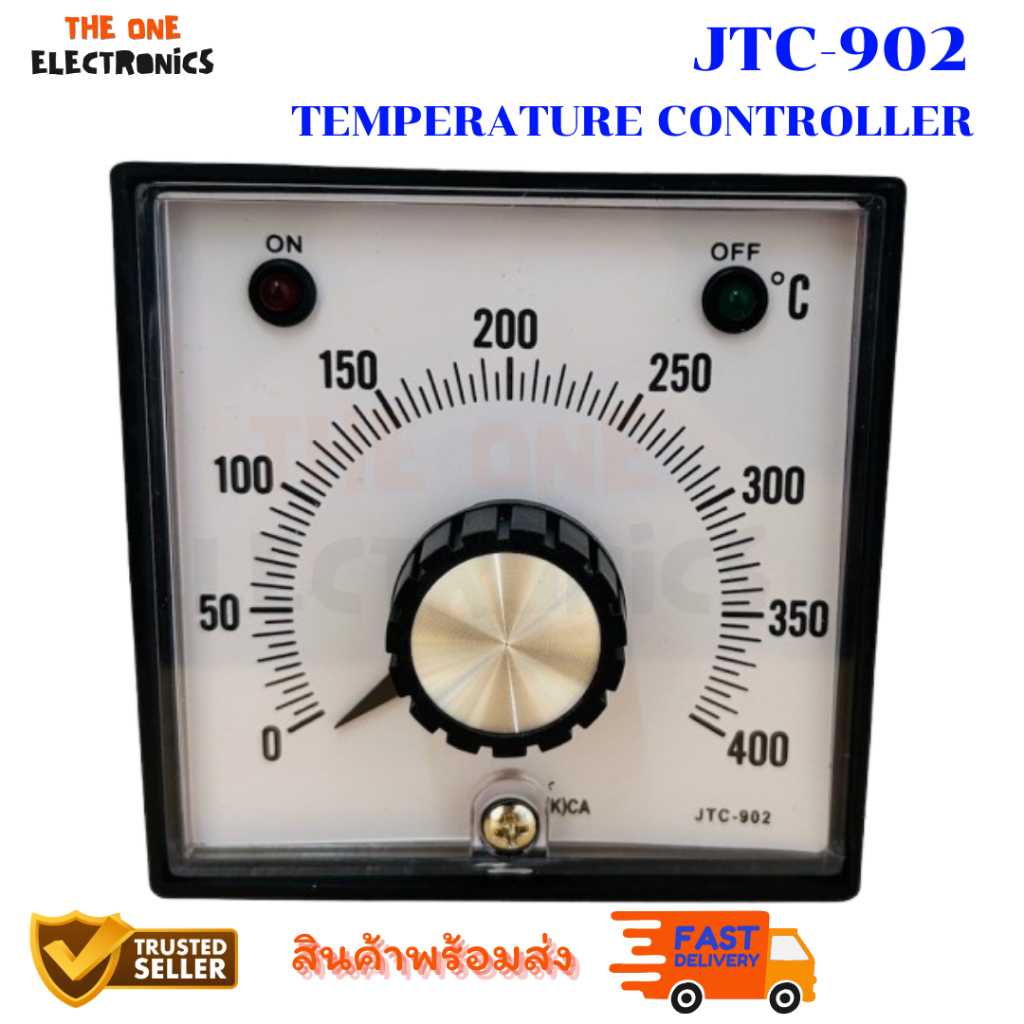 ตัวควบคุมอุณหภูมิ TEMPERATURE CONTROLLER JTC-902 K 0-400c 110/220V 50/6OHZ CA สินค้าพร้อมส่ง