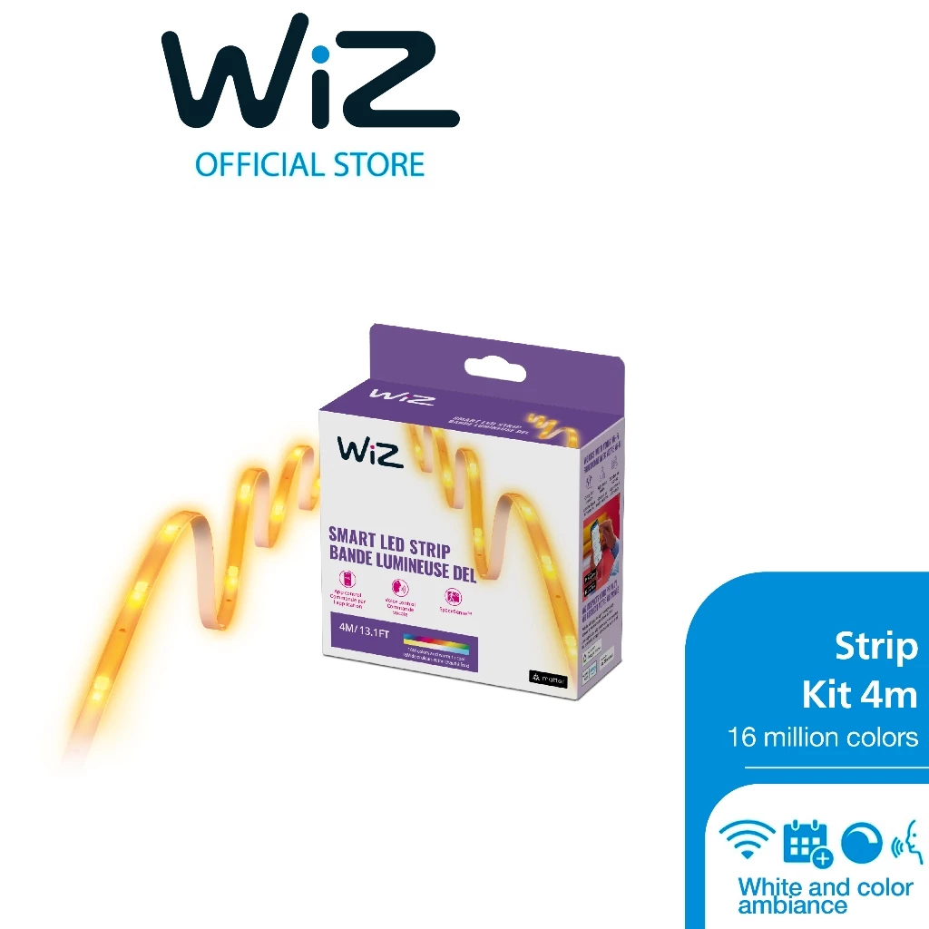 [ของแถม] WiZ Smart RGB LED Strip Starter Kit 4m (non-extendable)