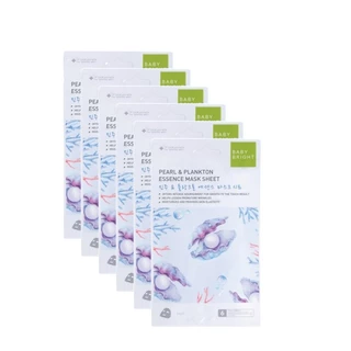 (ยกกล่อง 6 ซอง) Baby Bright Essence Mask SHEET - เบบี้ไบร์ท เอสเซนต์ มาส์ก ชีท 5 สูตร ขนาด 20 กรัม