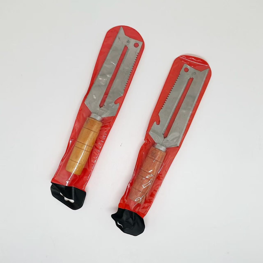 มีดสองคม รุ่นใหญ่ มีดกีวี สองคม มี2แบบ ซ้าย ขวา มีดทำครัว มีดปอกผลไม้ สองคมสแตนเลส - รูปที่ 6