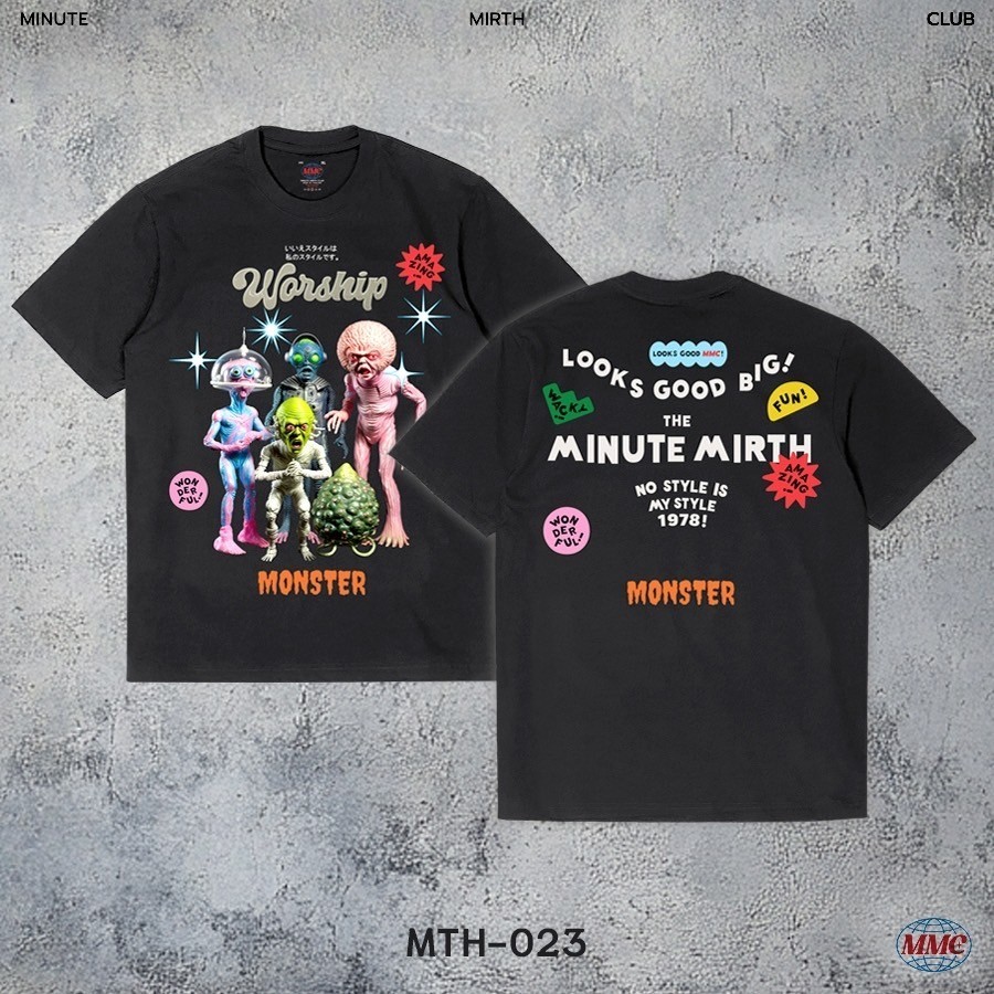Power7 x Minute Mirth เสื้อยืดสตรีทแฟชั่น คอลเลคชั่นใหม่จากแบรนด์ Minute Mirth (MTH-023)