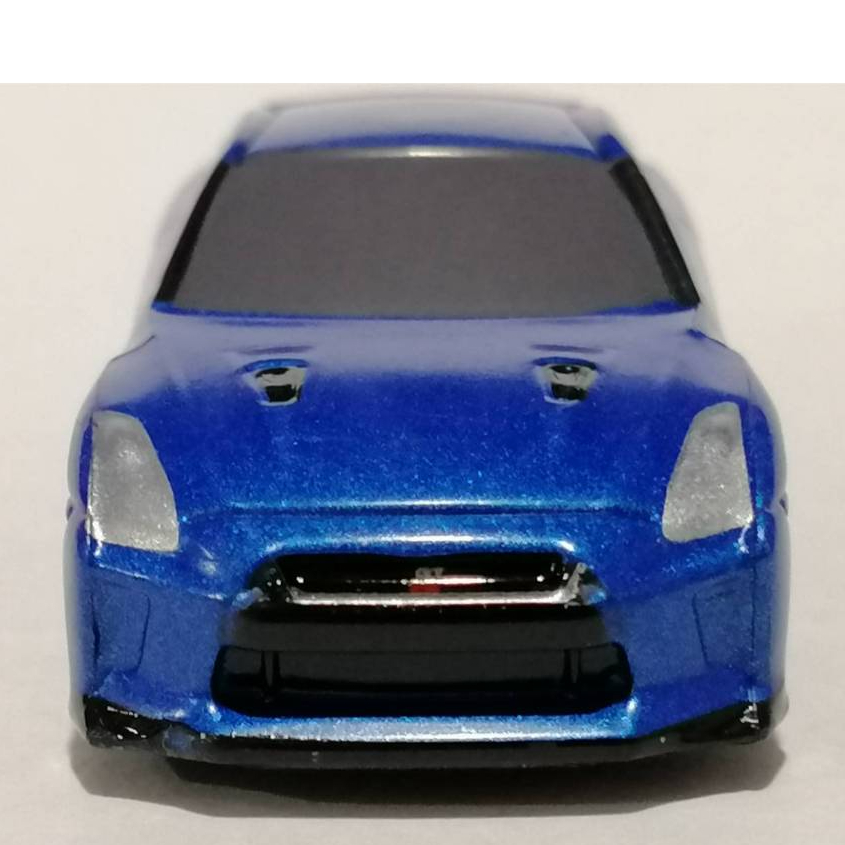 โมเดลรถ NISSAN SKYLINE GT-R R35 Blue diecast car model No Package. ขนาด 5.5 X 2.5 CM.