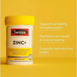 Swisse Ultiboost Zinc+ 60 เม็ด ออสเตรเลีย