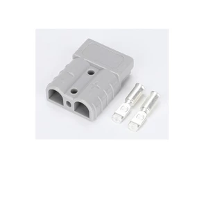 Anderson 50A ปลั๊กเชื่อมต่อแบตเตอรี่ทนกระแสสูง รองรับสายไฟขนาด 11 Sq.mm (7AWG)