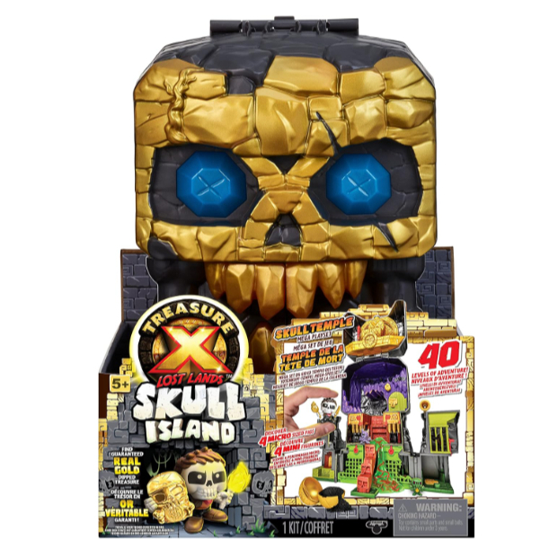 TREASURE X Lost Lands Skull Island Skull Temple Mega Playset การผจญภัยและการค้นหาสมบัติ