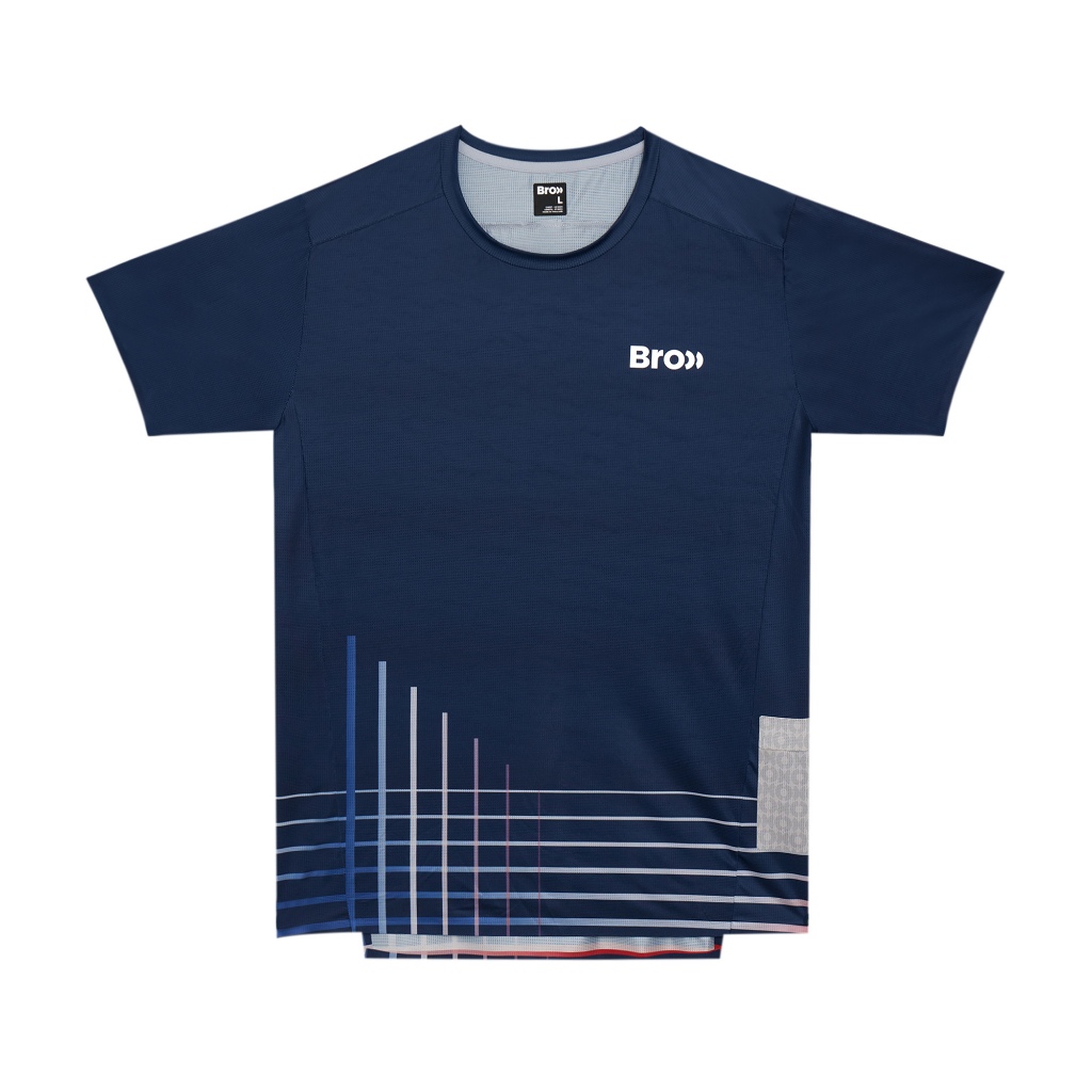 BROOO RUNNING SHIRT THAILAND-FRANCE NAVY