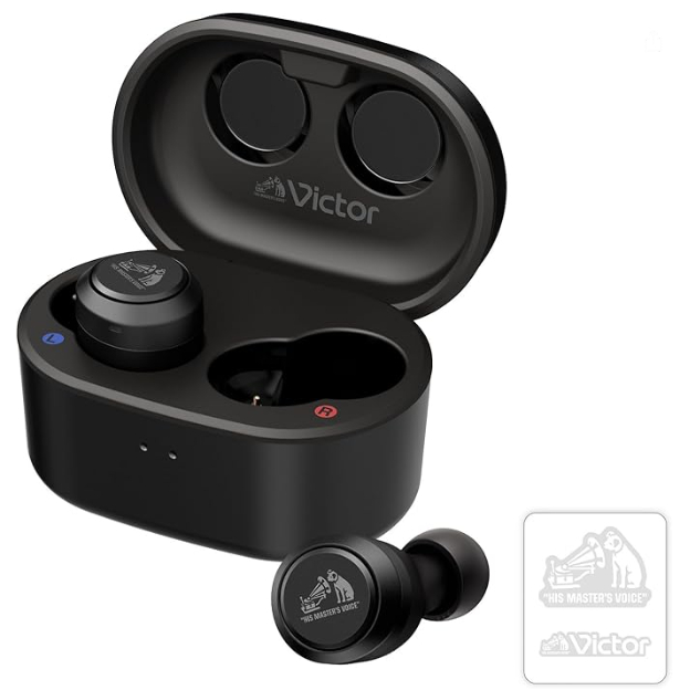 JVC Kenwood Victor HA-FX150T-BA Wireless Earphone with Sticker Bluetooth Noise Canceling Noise Cance
