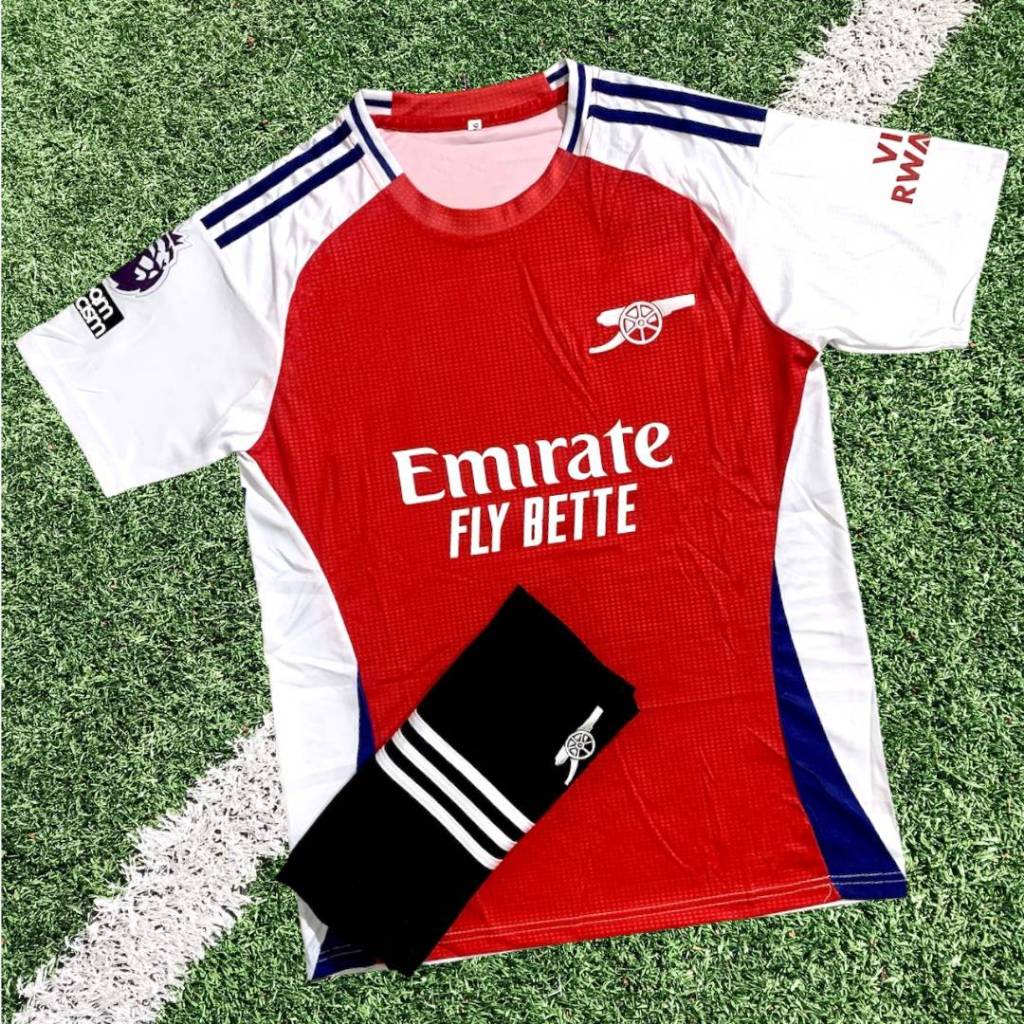 ใหม่ล่าสุด เสื้อฟุตบอลทีม อาร์เซนอล ชุดสาม เกรดแฟนบอล 2024/2025 Full Option