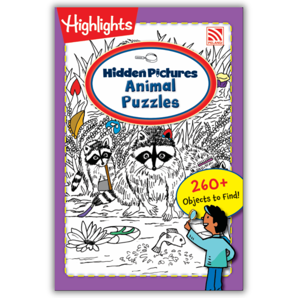 หนังสือแบบฝึกหัด Hidden Pictures - Animal Puzzles