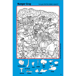 หนังสือแบบฝึกหัด Hidden Pictures - Farm Puzzles