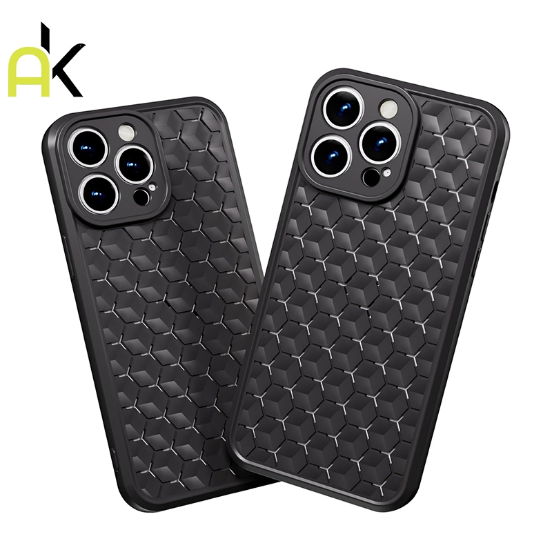 AK 【ระบายความร้อน/พีซีแบบด้าน】เหมาะสำหรับเคสโทรศัพท์มือถือ iPhone 11 12 13 14 15 16 pro max