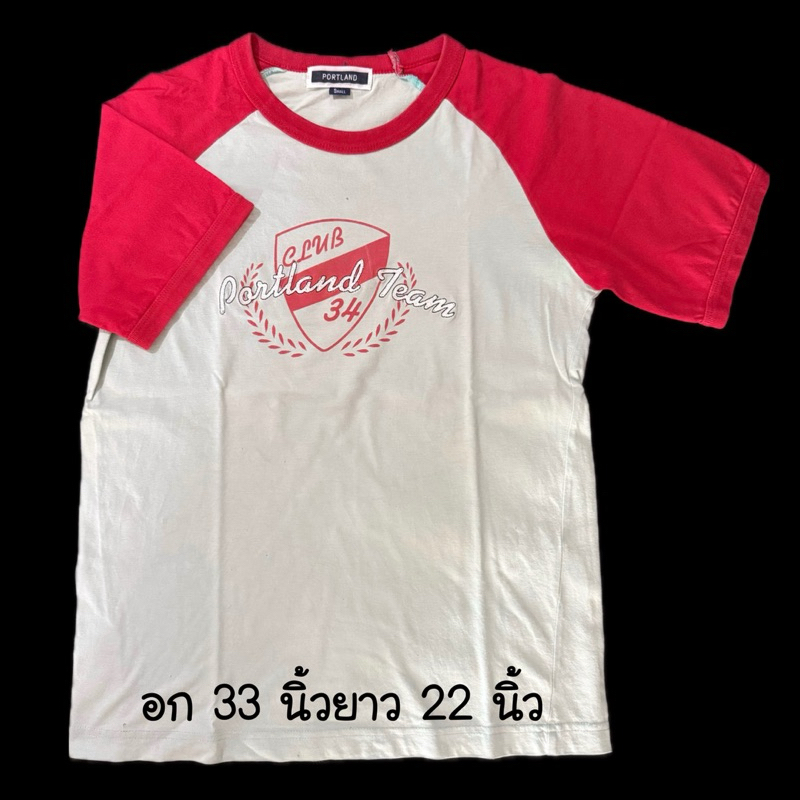 เสื้อ portland size M มือสอง สีซีดแล้ว