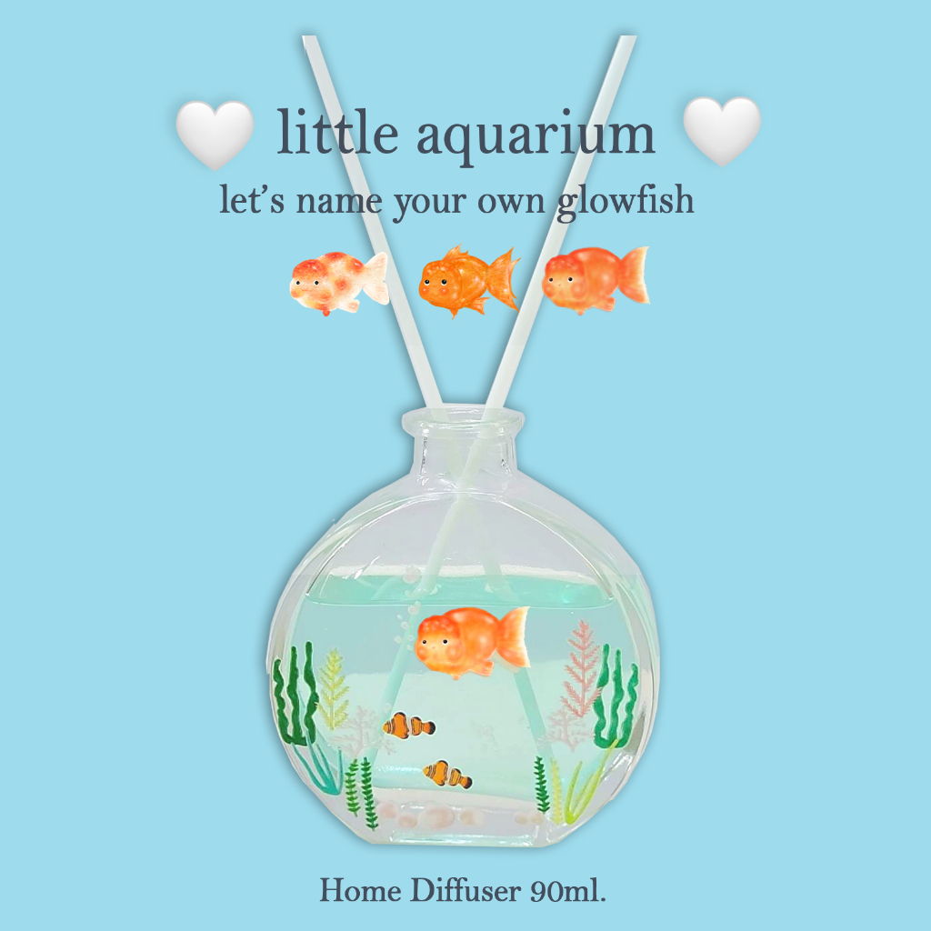 TORIAROMA | ก้านไม้หอม รุ่น My Little Aquarium 90ml. 🫧🐠🪸 เหมือนมีตู้ปลาสุดน่ารักตกแต่งห้อง Under the sea 🫧
