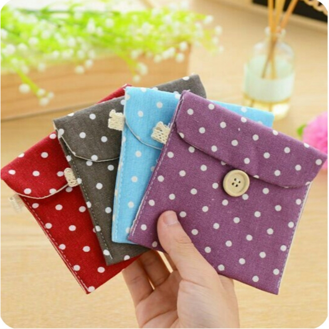 กระเป๋าจัดเก็บสิ่งของ สำหรับของกระจุกกระจิก กระเป๋าใส่ผ้าอนามัย
