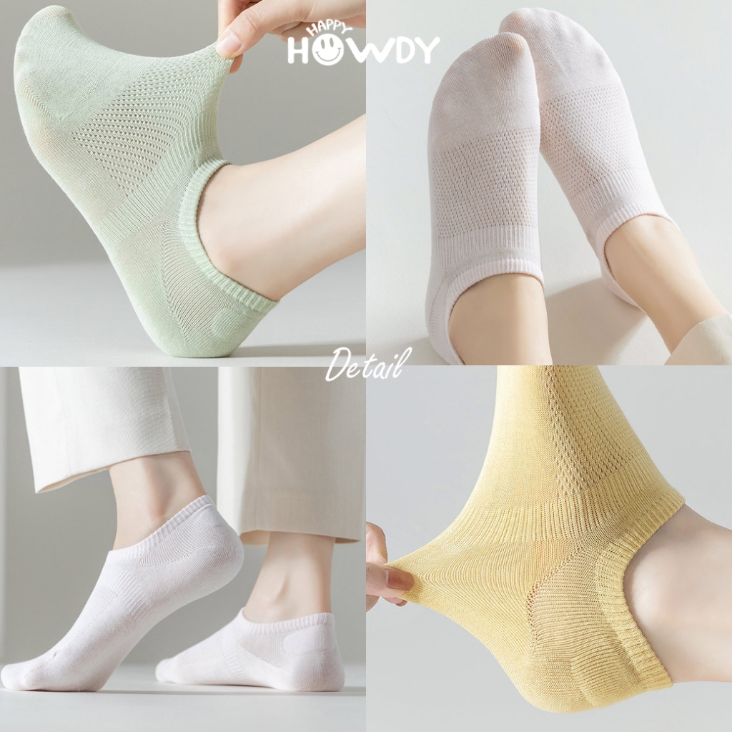 HappyHowdy ถุงเท้าข้อเว้า ลดกลิ่นเพื่อสุขภาพ รุ่น Comfort Zone - รูปที่ 6