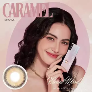 [เติมทุกค่าสายตา💖]Caramel Brown พรีเมี่ยมคอนแทคเลนส์ Lollipop Contact Lens Onstyle