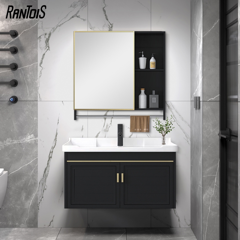 RANTOIS / ตู้เก็บของติดผนัง ชุดอ่างล้างหน้า ตู้เก็บของในห้องน้ำ ตู้เก็บของอ่างล้างหน้า
