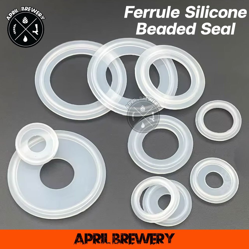 Tri Clover silicone For Ferrule 1.5 INCH / 2 INCH / 3 INCH Food Grade ปะเก็นยาง ซิลิโคน ซีลยาง สำหรับ เฟอรูล