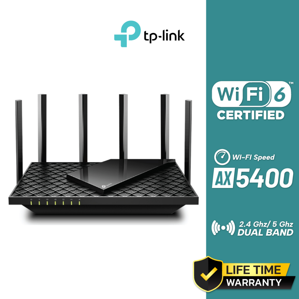 TP-Link AX5400 Dual-Band Gigabit Wi-Fi 6 Router รุ่น Archer AX72