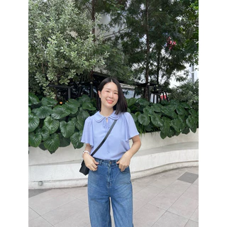 "Bamby Blouse" เสื้อคอปกบัว-แขนกระดิ่ง ดีไซน์น่ารักและใส่ไปทำงานได้ ใส่เที่ยวก็ดูดี รุ่นขายดีปี2024